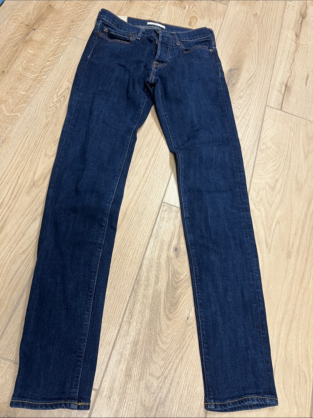 Abercrombie & Fitch Men's Skinny Jeans - Dark Indigo